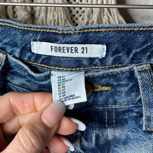 Forever 21 Distressed Jean Pants Size 27 - Picture 4 of 5